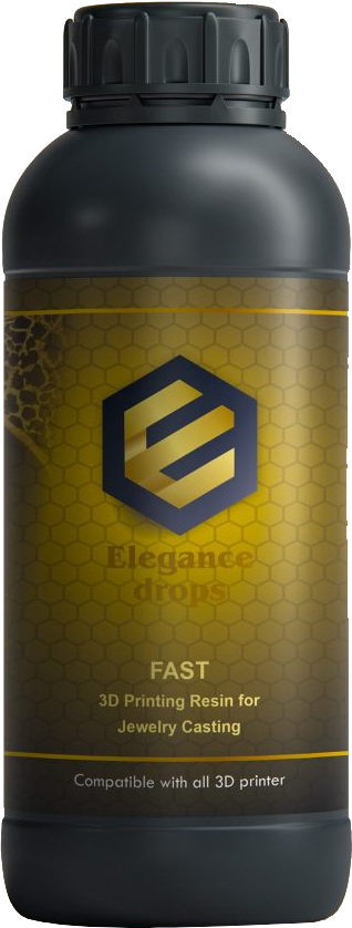 Elegance Drops Fast resin bottle